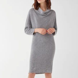 Splendid Daphne Wool Blend Cowl Neck Slouchy Sweater Dress